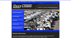 Desktop Screenshot of ozzycranes.com.au